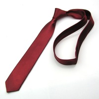 Wąski dorywczo strzałka Skinny czerwony krawat slim, czarny krawat dla mężczyzn 5cm mężczyzna akcesoria prostota na imprezę formalne krawaty moda 5